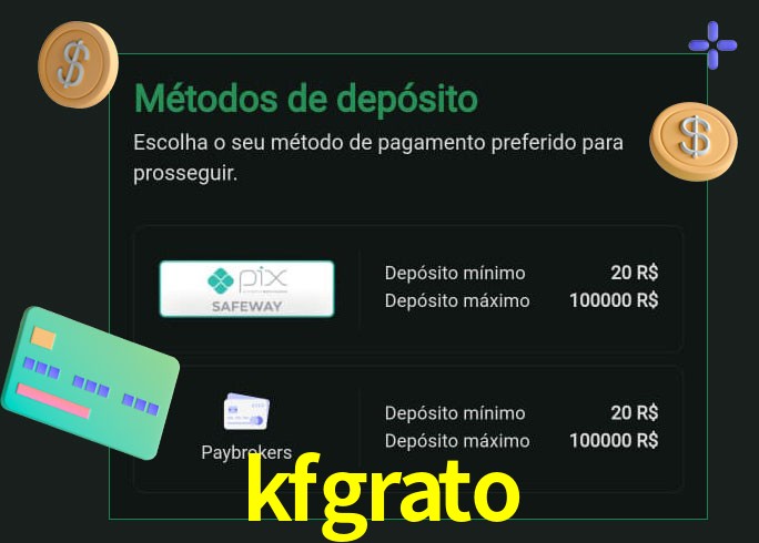 O cassino kfgrato oferece uma grande variedade de métodos de pagamento